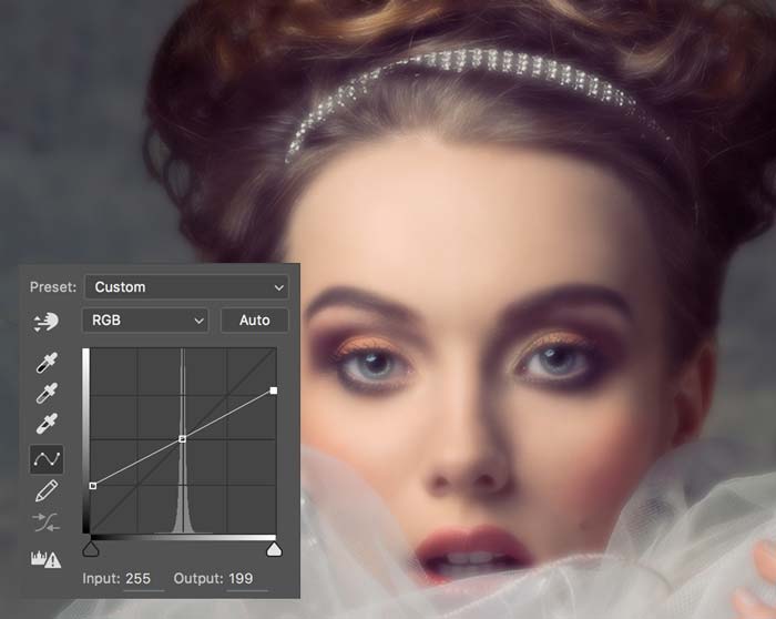 Flat curve applied on the high frequency layer Flat curve applied on the high frequency layer