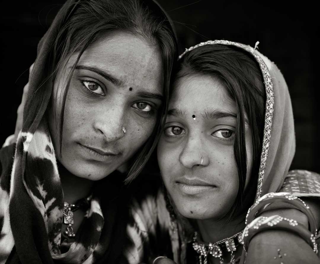 Young couple. Rajasthan, India Young couple from the Rajashtan Portfolio by Shari Hartbauer