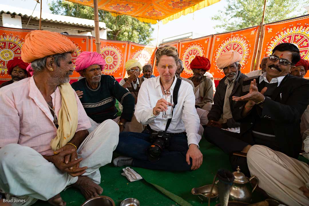 Shari during the Opium Ceremony Shari during the Opium Ceremony